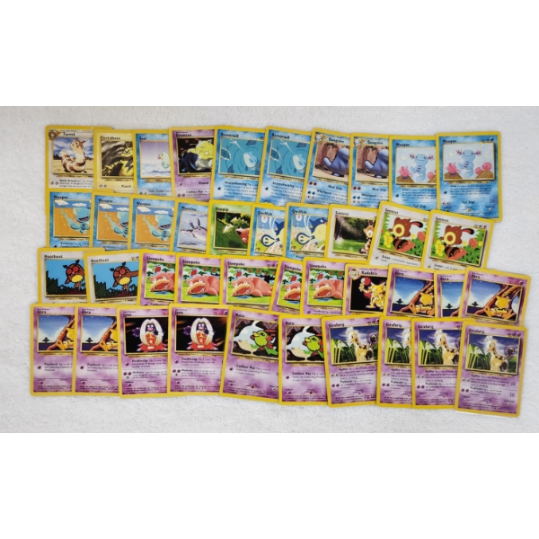 Large Collection of 41 Assorted Vintage Pokemon Trading Cards ~ All in Near Mint Condition!