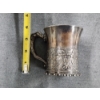 Image 8 : Antique Ornate Sterling Silver Cup With Wonderful Depiction On Side Weighing 224 Grams