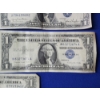 Image 4 : x5 United States $1 Blue Seal Silver Certificates: Series: 1935-D, 1935-D, 1957-A, 1957-A, 1935-G