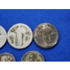 Image 3 : 3) 90% Silver Walking Liberty Quarters, 1) 90% Silver 1944 Dime, 1) 35% Silver 1944 Wartime Nickel