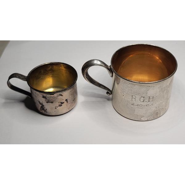 Sterling Silver Lunt & Webster Cups - Total Weight: 76.6g