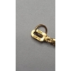 Image 4 : 14K Yellow Gold Plumb 15.5" Woven Chain Necklace (Clasp Missing) - Weight: 1.3g