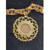 Image 4 : W.L.P. "Three Coins in the Fountain" Gold-Tone 1900 Indian Head Cent Charm Bracelet 