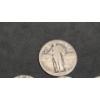 Image 2 : Assorted Years/Mint Marks 90% Silver Standing Liberty & Washington Head Quarters - Face Value: $2.50