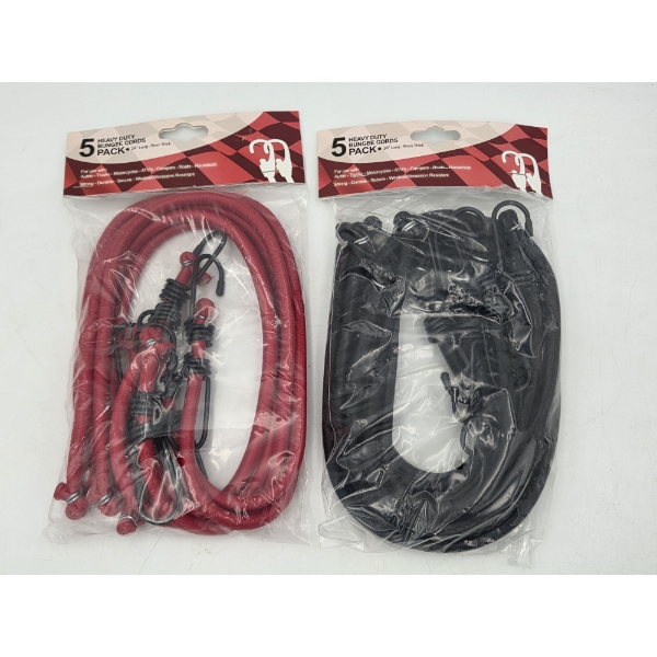 Brand New Heavy Duty Bungee Cords 10 Total 36'' & 24''