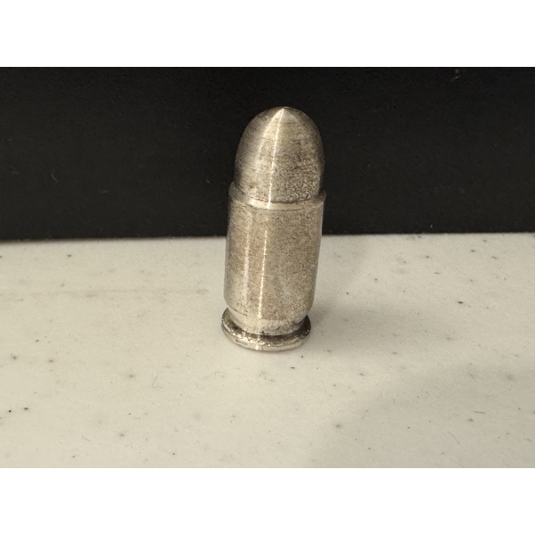 Rare One Ounce 45 Caliber Silver .999 Fine Troy Ounce Bullet - Not A Real Bullet - Bullion Bullet