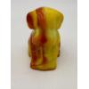 Image 1 : Adorable Degenhart Vintage Glass Dog Figurine- Buttercup Slag