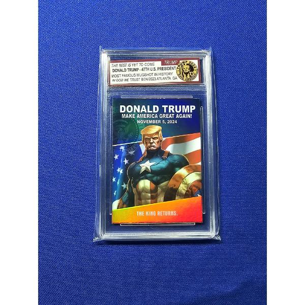 *Limited Edition* 2024 President Donald Trump Campaign Collectors Card - Graded Trump 10