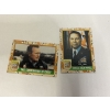 Image 1 : Desert Storm Trading Cards - 2 Total - President George Bush Commander in Chief