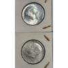 Image 2 : Lot of 4 90% Silver 1964 Kennedy Half-Dollars, FV $2.00