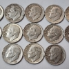 Image 3 : Lot of Assorted Years United States 90% Silver Roosevelt Dimes - Face Value: $1.30
