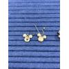 Image 3 : Mickey Mouse Earrings - Mickey & Friends - 2 Pairs - Mickey Ears Gray Hoops & Minnie Mouse Studs 