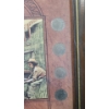 Image 4 : Vintage Framed 12" x 10" "The Forty Niners" Liberty "V" Nickels - Face Value: $0.45