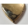 Image 3 : 14K Gold-Filled Heart Locket Pendant TW: 3.3g