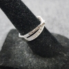 Image 2 : Gorgeous Levian Diamond 14K White Gold Ring Weighing 3.4 Grams ~ Size 5.5