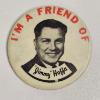 Image 1 : RARE AND AUTHENTIC!!!! Vintage "I'm a Friend of Jimmy Hoffa" Teamsters Presidential Campaign Button