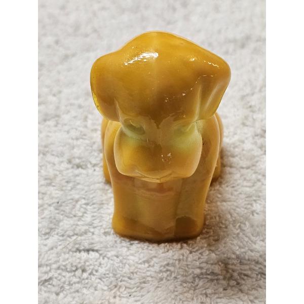 Vintage Uranium Degenhart Art Glass Figurine - Light Bittersweet