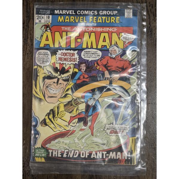 July No. 10 Marvel Ant-Man Comic In Sealed Plastic. Excellent Condition!