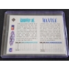 Image 3 : REPRINT - Mickey Mantle & Ken Griffey Jr. Autographed Upper Deck 1994 Trading Card - REPRINT -
