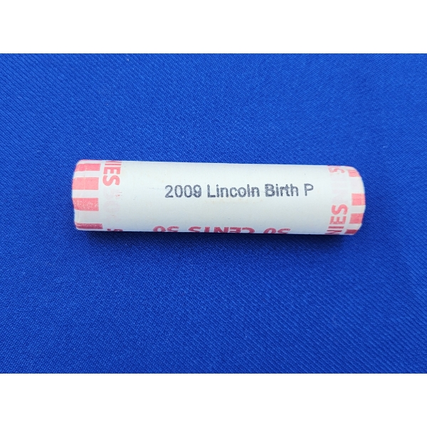 Bank Roll of United States 2009-P Lincoln Cents Pennies - Mint Condition