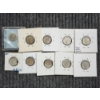 Image 4 : Ten Assorted 90% Silver United States Mercury & Roosevelt Dimes ~ $1.00 Face Value 