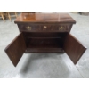 Image 3 : Wonderful Condition Solid Wood 40''x18''x32'' Server With Drawer And 2 Interior Shelves. On Wheels