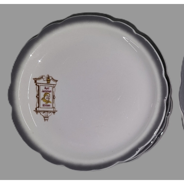 Vintage Aunt Jemima's Kitchen Dinnerware - Lot of 40 Salad Plates (7") 1st of 2 Lots Offered