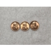 Image 5 : Full Tube of Mint State Uncirculated 1953-D Copper Wheat Pennies - Incredible Coins!