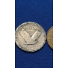 Image 6 : Standing Liberty Quarter, U.S 2 Cent Coin & New Hampshire Department Of Transportation Brass Token 