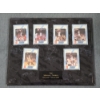 Image 1 : Six 1989 Collegiate Collection Michael Jordan Basketball Trading Cards on Nice Display 