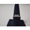 Image 1 : 14K White Gold Art Deco 2-Stone Diamond Ring - Size 6.5 - TW: 2.5g