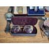 Image 6 : Assorted Vintage Eyeglasses Including Gold-Filled Frames, Watches, Leather Pouch