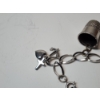 Image 2 : Sterling Silver Charm Bracelet with Assorted Charms - Total Weight: 20.3g