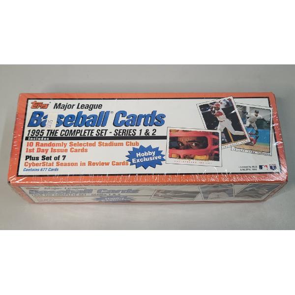Sealed 1995 Topps Major League Baseball Cards - Complete Set Series 1 & 2