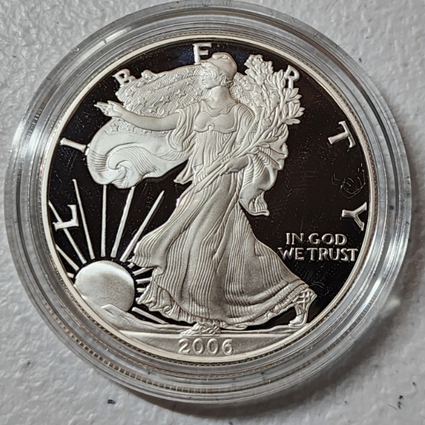 2006 American Silver Eagle - Part of 20th Anniversary Set - 1 oz .999 Fine Silver