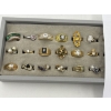 Image 1 : 18 Gorgeous Costume Rings - Display NOT included!