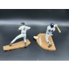 Image 2 : Baseball Figurines - New York Yankees - Derek Jeter & Reggie Jackson Cooperstown Series 1 HOF 