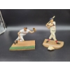 Image 1 : Brooks Robinson & Ted Williams Baseball Figurines - Removable pieces - Brooks Cooperstown Series 1 
