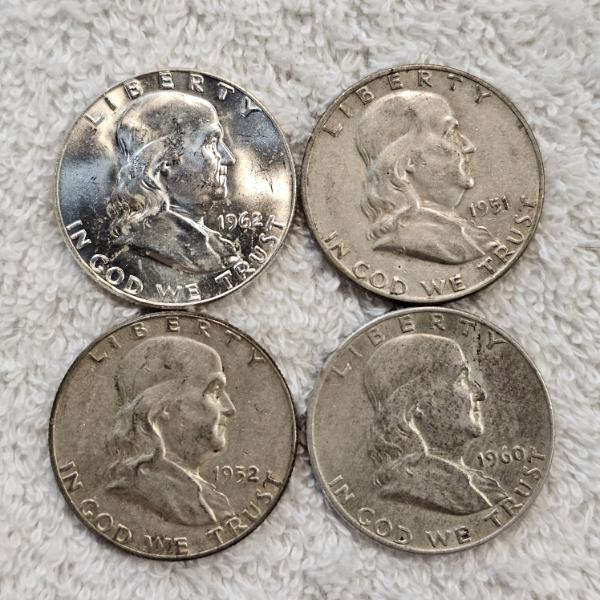 90% Silver United States Half-Dollar Assortment - AFV $2.00