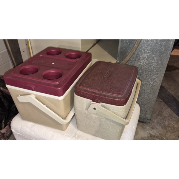 PICKUP IN CANTON - 2 Coleman Coolers As Shown - Nice Condition - See Pics