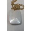 Image 4 : Vintage Art Deco Style 16" Necklace With Beautiful Blue Stone Pendant
