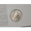 Image 5 : Two U.S. Silver Peace Dollars & Stamps in Display Cards & Protective Binder Page - 1924 & 1925