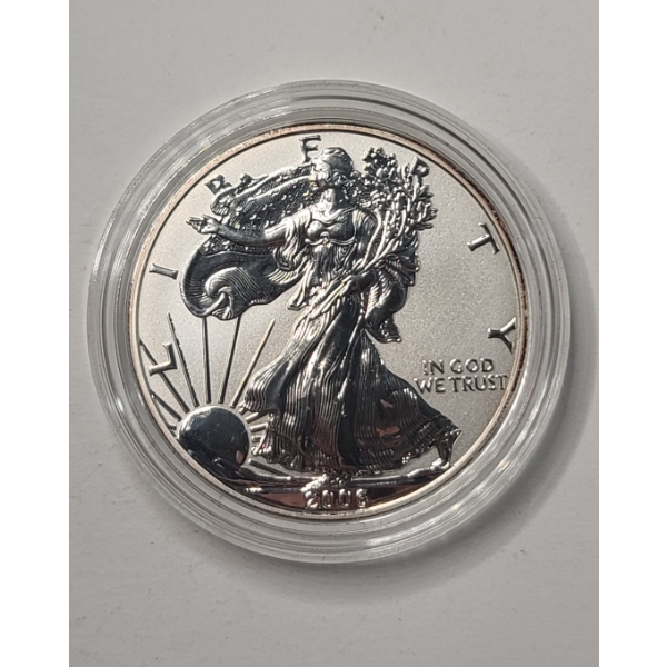 U.S 2006-W Fine Silver REVERSE PROOF American Eagle From 20th Anniversary Set - See Description!
