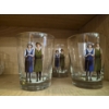 Image 1 : Kitchen Glassware - Set Of 4 European Themed Glasses With 2 Figures