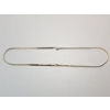 Image 2 : 14K Yellow Gold Herringbone ~24" Necklace TW: 8.9g