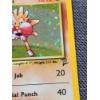 Image 4 : Hitmonchan 8/130 Holo Rare Pokemon Base Set 2 Trading Card With Holo Swirl
