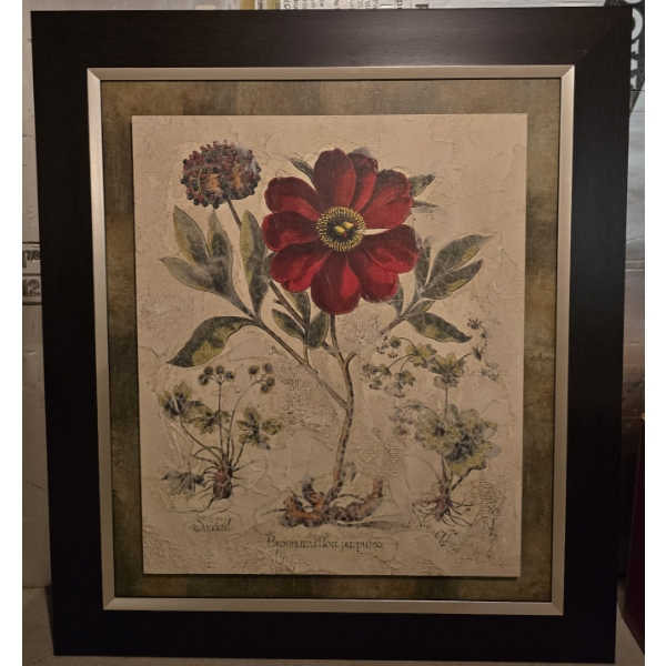 Floral Peony Wall Art - 30x34 - 1 of 2