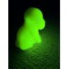 Image 4 : Adorable Degenhart Uranium Glass Dog Figurine - Daffodil - ~2.5 inches