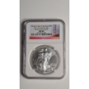 Image 1 : NGC 2011-S MS 69 Early Releases 1 Troy Oz .999 Fine Silver American Eagle 