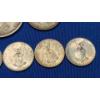 Image 4 : (7) Assorted Denominations 1944 Mexican Centavos 75% Silver Coins